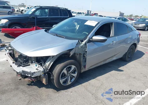 2020 Honda Civic Lx из США, поврежденный, VIN 19XFC2F69LE216272